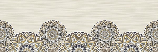 Уралкерамика Harizma 20х60 см декор настенный край