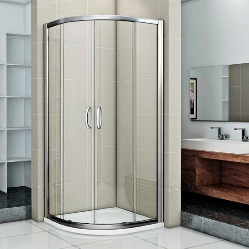 Bas Infinity R-90-C-CH душевое ограждение 90*90*185 ИН00005