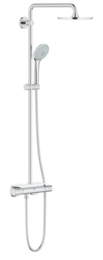 Grohe Euphoria 210 26363000 душевая система с термостатом и полочкой