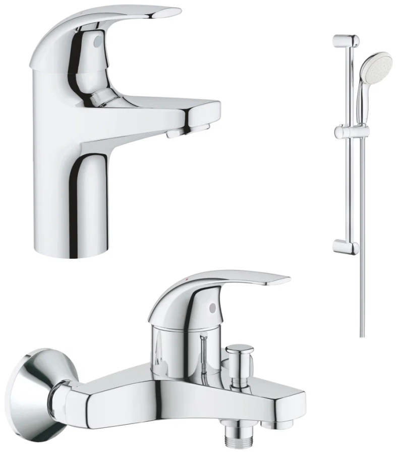 Grohe BauCurve 119760 набор смесителей для ванны