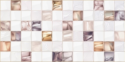 Уралкерамика Asti 25х50 см декор настенный мозайка