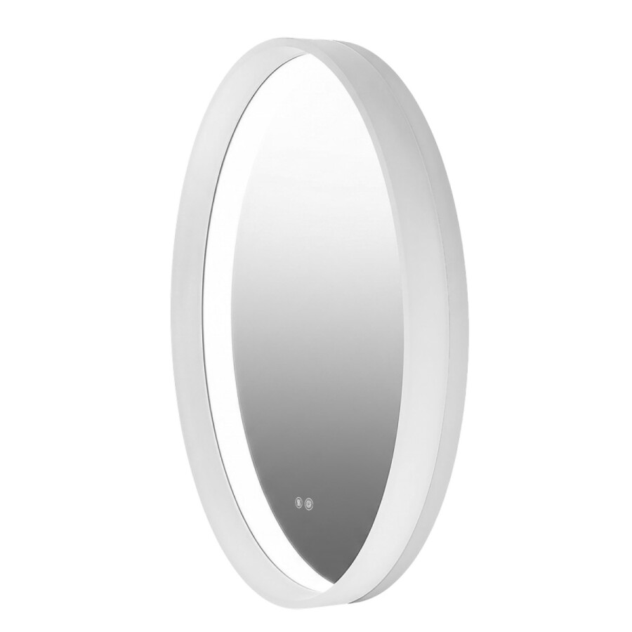Зеркало с подсветкой в ванную Azario Ольга 700х700х70 цвет белый матовый АZ-LED013525