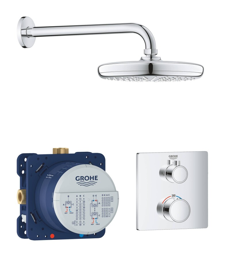 Grohe Grohtherm 34728000 душевая система с термостатом
