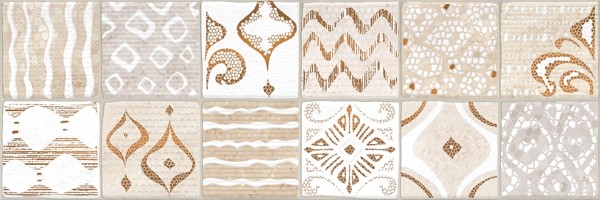 Уралкерамика Alanna 20х60см декор настенный терри