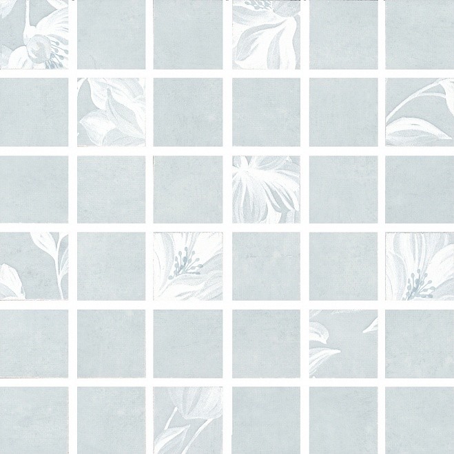 Kerama Marazzi Каподимонте 30х30 см декор настенныйголубой мозаичный
