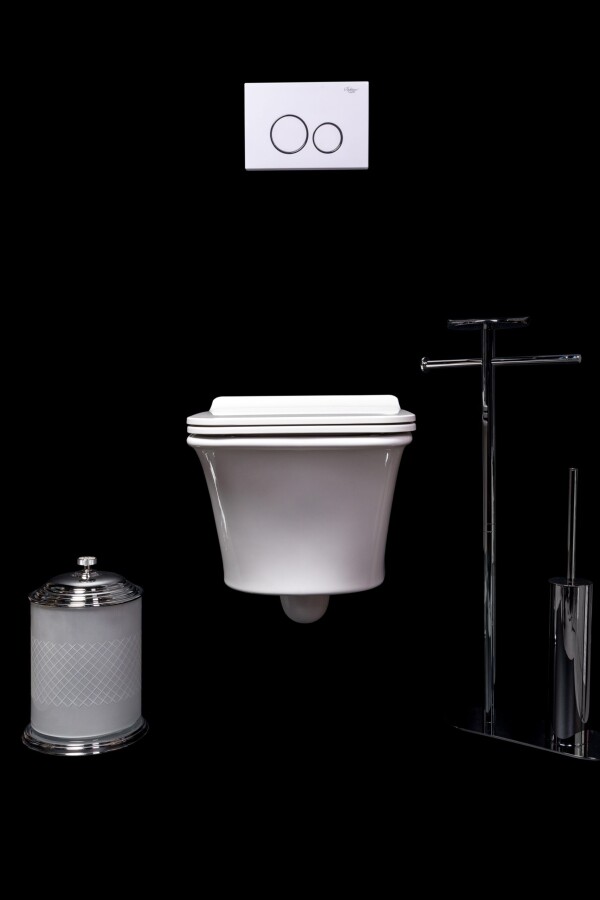 Унитаз подвесной Boheme Mirage Белый глянец 965-W