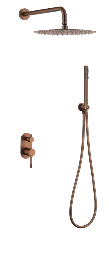 Душевая система Boheme Uno Brushed Bronze 464-BRB