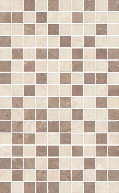 Kerama Marazzi Мармион 25х40 см декор настенный бежевый мозаичный 2