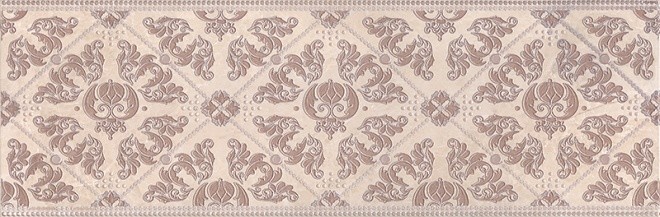 Kerama Marazzi Розовый город 25х75 см декор настенный бежевый