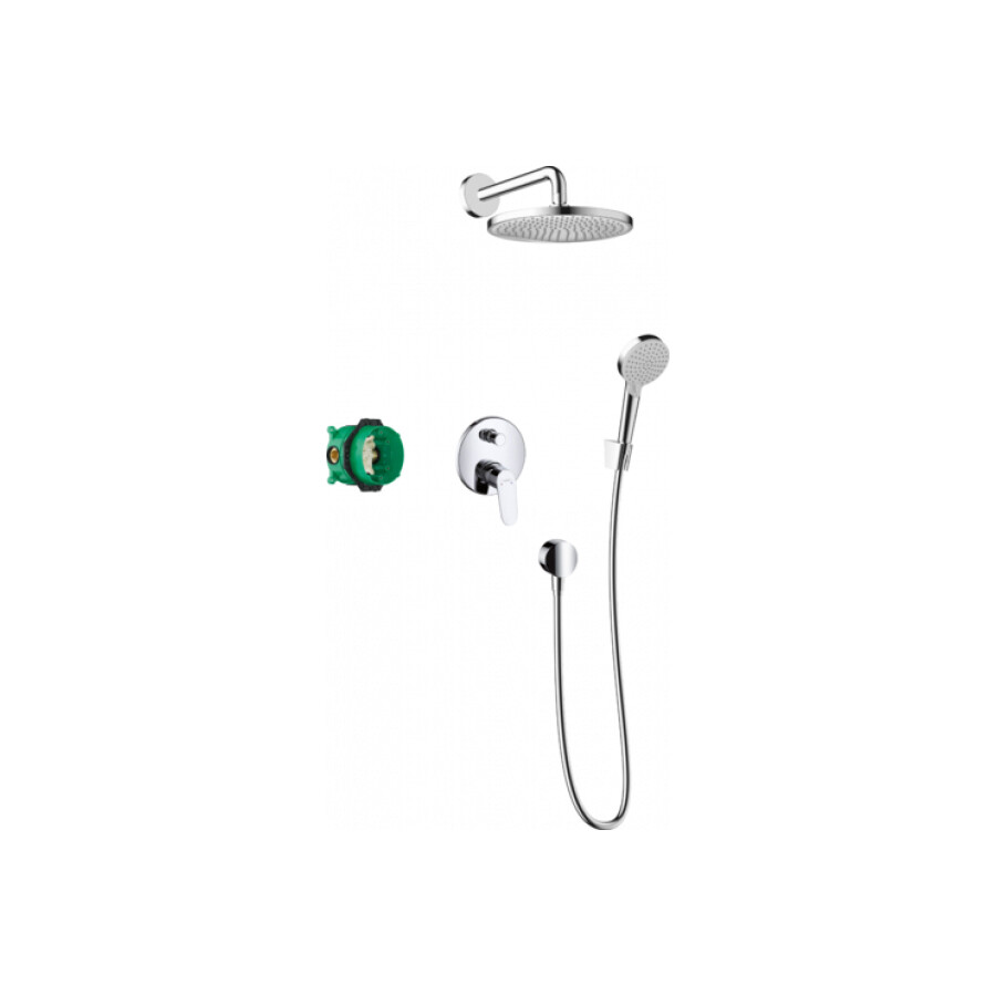 Hansgrohe Crometta S Душевая система 240 1jet с однорычажным смесителем хром 27958000