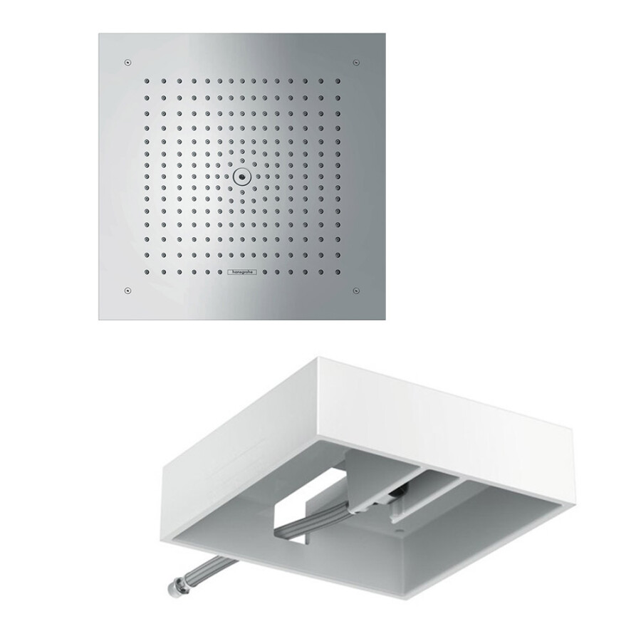 Hansgrohe 26252000S Set HG Raindance Е Air 1jet 400*400 верхний душ (26252000+26254180) Хром