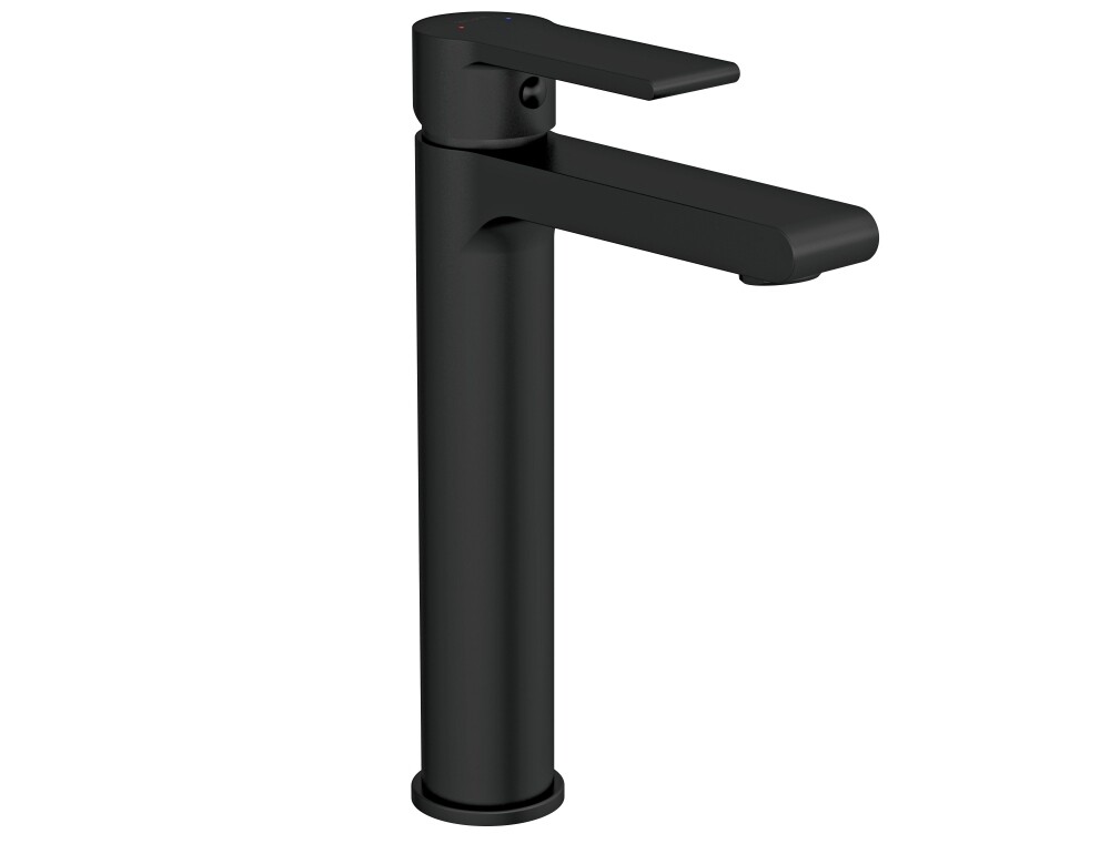 Cersanit Brasko Black 63111 смеситель для раковины черный