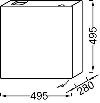 Jacob Delafon Terrace EB1178-N23 50 см тумба под раковину подвесная