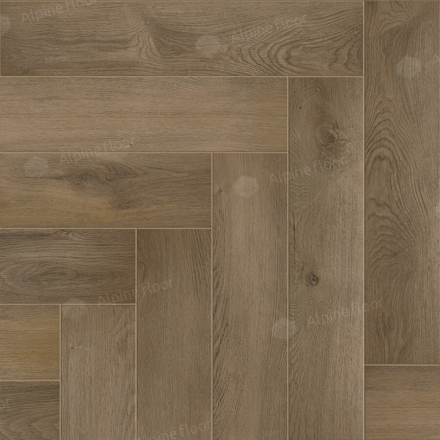 Alpine Floor Parquet Light SPC ламинат Дуб Насыщенный ECO 13-7AB 600 х 125 х 4мм