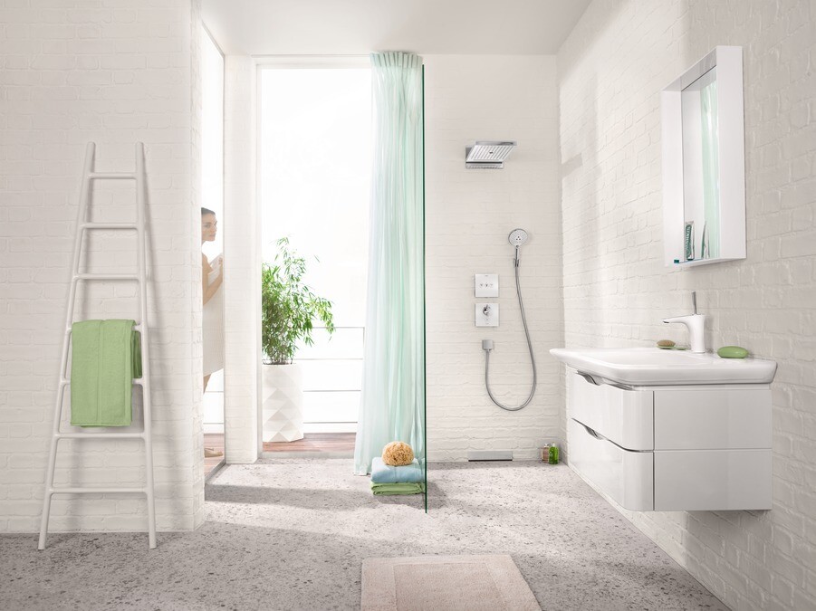 Hansgrohe PuraVida 15074400 смеситель для раковины белый/хром