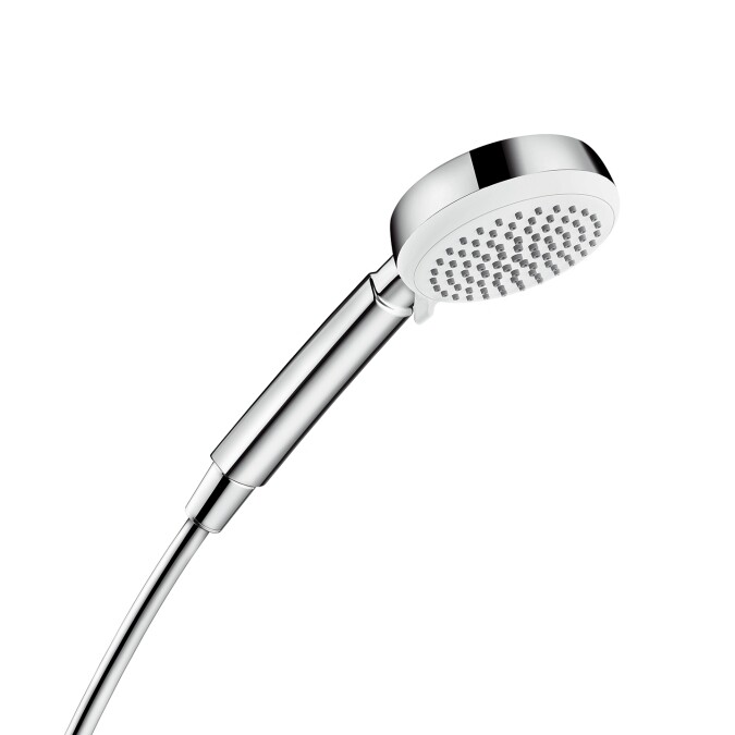 Hansgrohe Crometta 100 Vario ручной душ хром-белый матовый 26824400