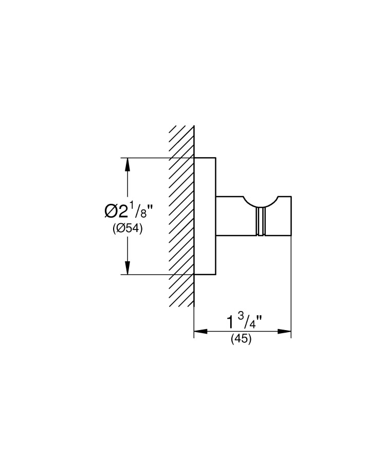 Grohe Essentials 40364EN1 крючок никель матовый