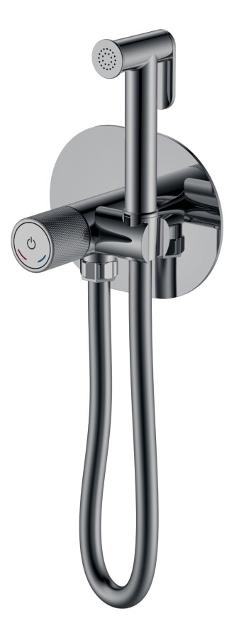 Гигиенический душ Boheme Tech Shine Gun Metal 157-SGM