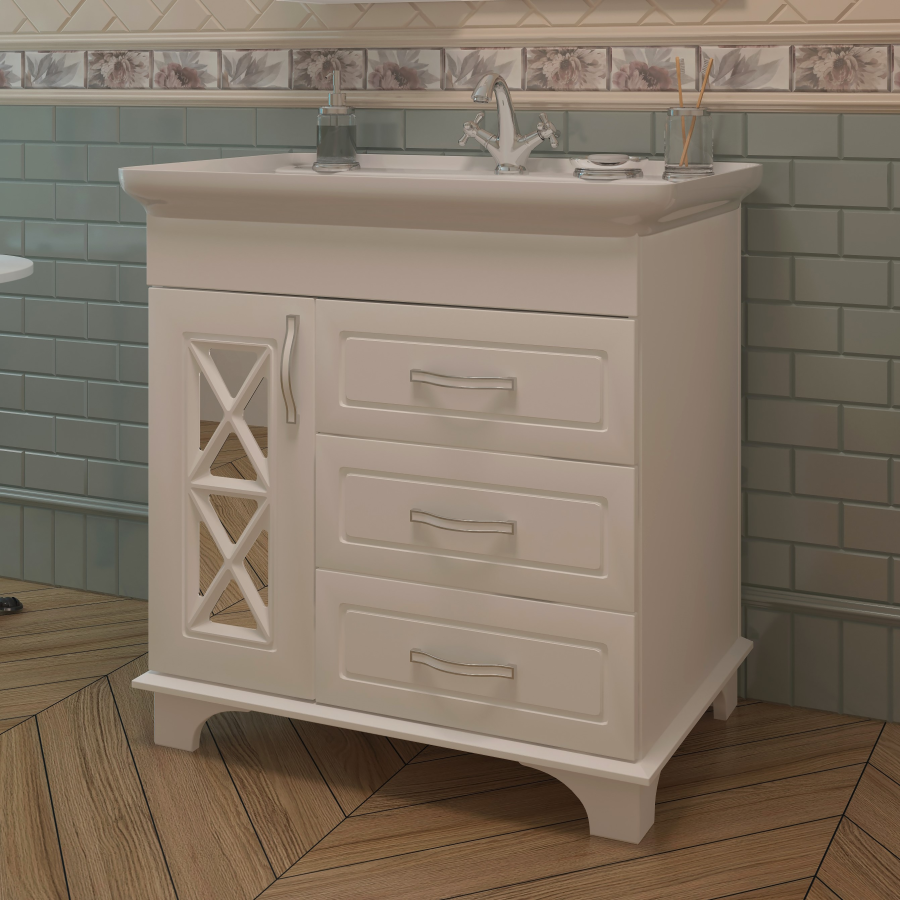 EvaGold Duglas тумба 75 см с раковиной Дуглас 75 EG010235