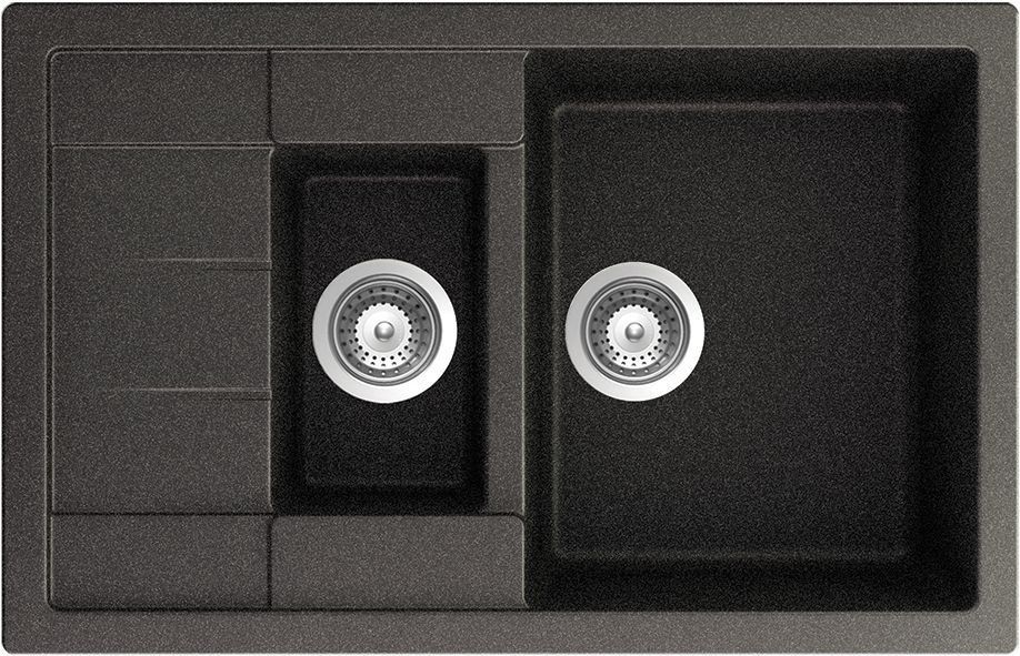 Schock Aster 60D 700759 кухонная мойка оникс 50x78 см