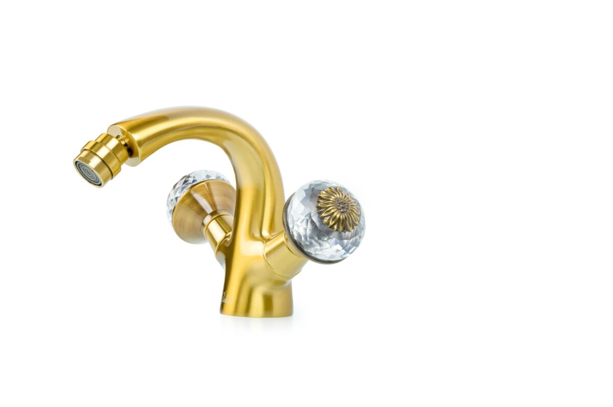 Смеситель для биде Boheme Flora Бронза 316-FL