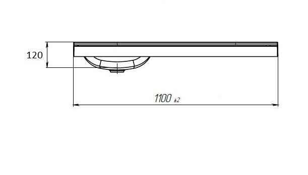 1 Marka Wash 110 Polytitan раковина подвесная Ц0000002637
