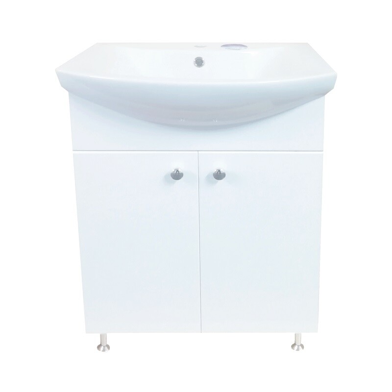 Loranto Моника 65 тумба CS00060532 с раковиной Балтика 65 напольная