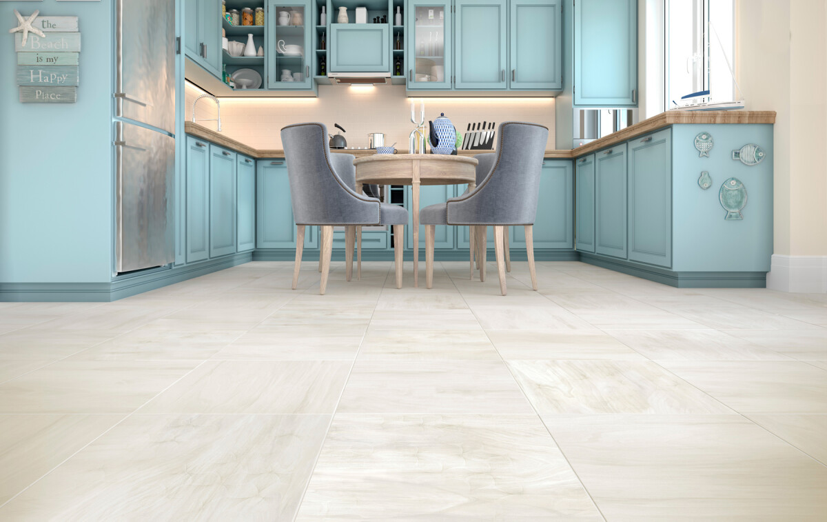 NewTrend Fiji Flower Crema керамогранит 410*410 GP6FFC01