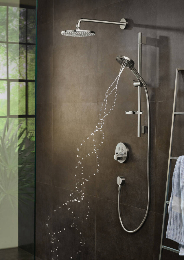 Hansgrohe 27607000 Raindance S Верхний душ 240 1jet PowderRain с держателем