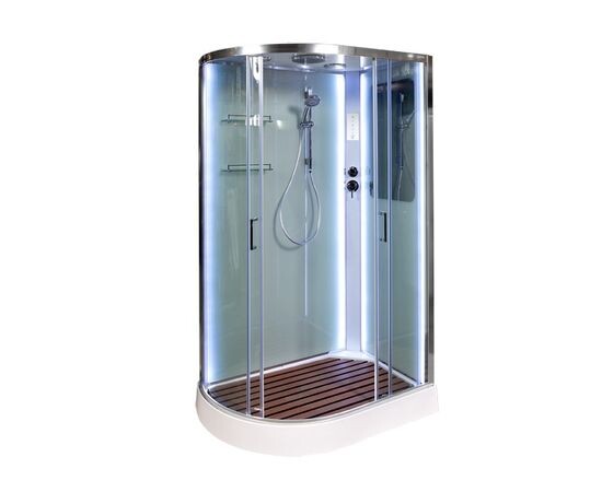 Deto душевая кабина 120х80 A102RLED с подсветкой правая