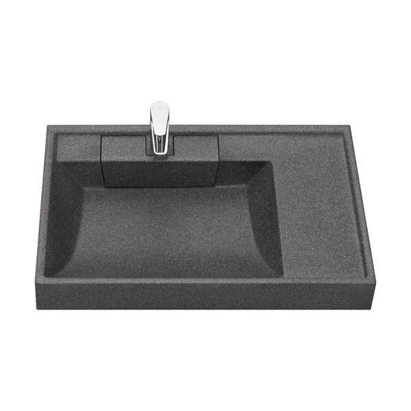 Раковина Aquaton Рейн 80 графит 1A72113KRW210