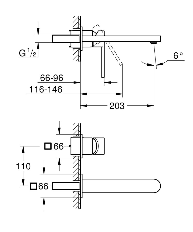 Grohe Plus 29306003 смеситель для раковины