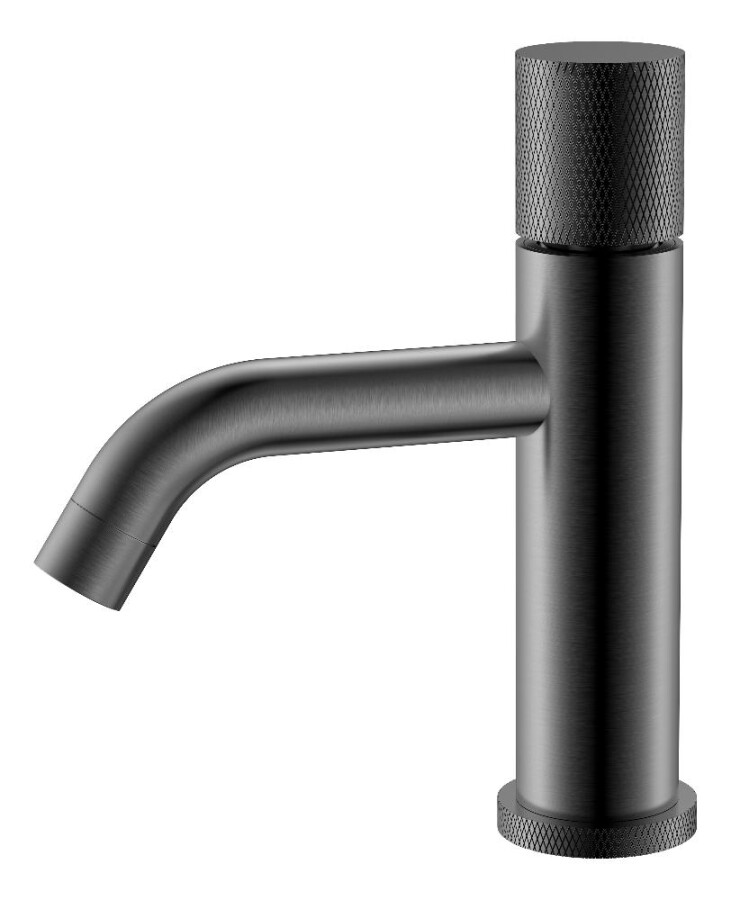 Смеситель для раковины Boheme Stick ручка Touch Gun Metal 121-GM.2