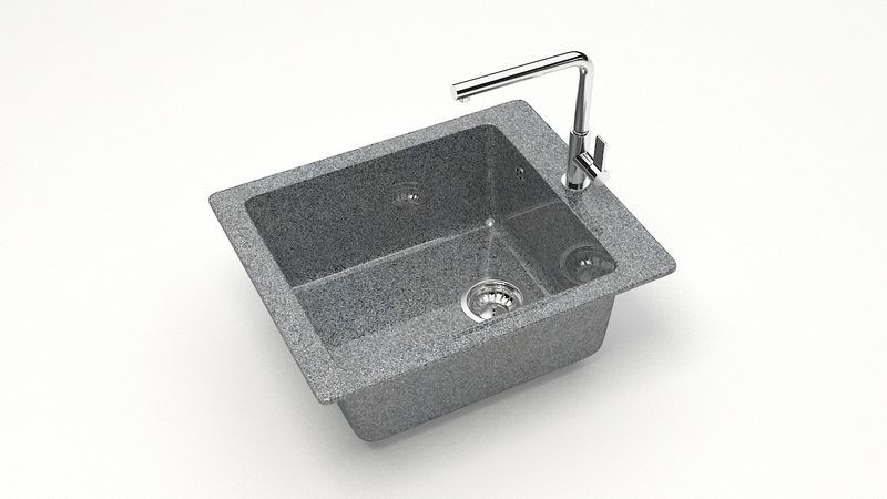 Marrbaxx Линди Z8 Мойка для кухни глянцевая темно-серая