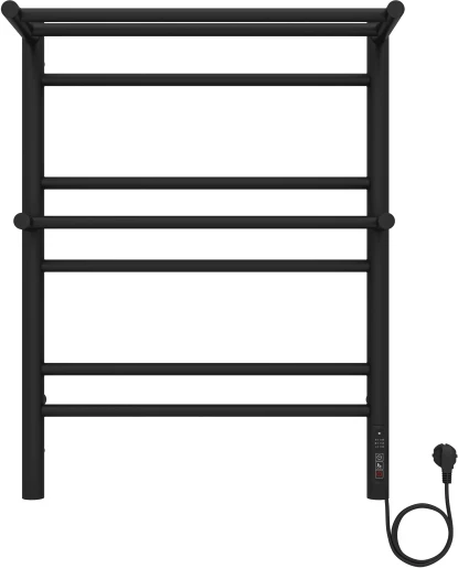 Aquatek Альфа П7 полотенцесушитель 50х70 см черный AQ EL RRP0770BL