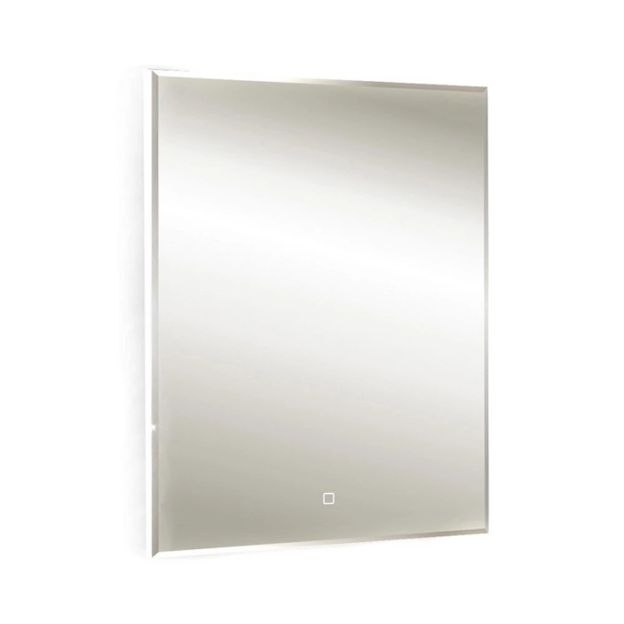 Azario Алмина зеркало 60х80 см, сенс. выкл, часы, подогрев LED-00002330