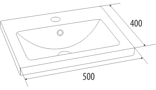 Iddis Mirro 50 тумба с раковиной MIR50W0i95K подвесная