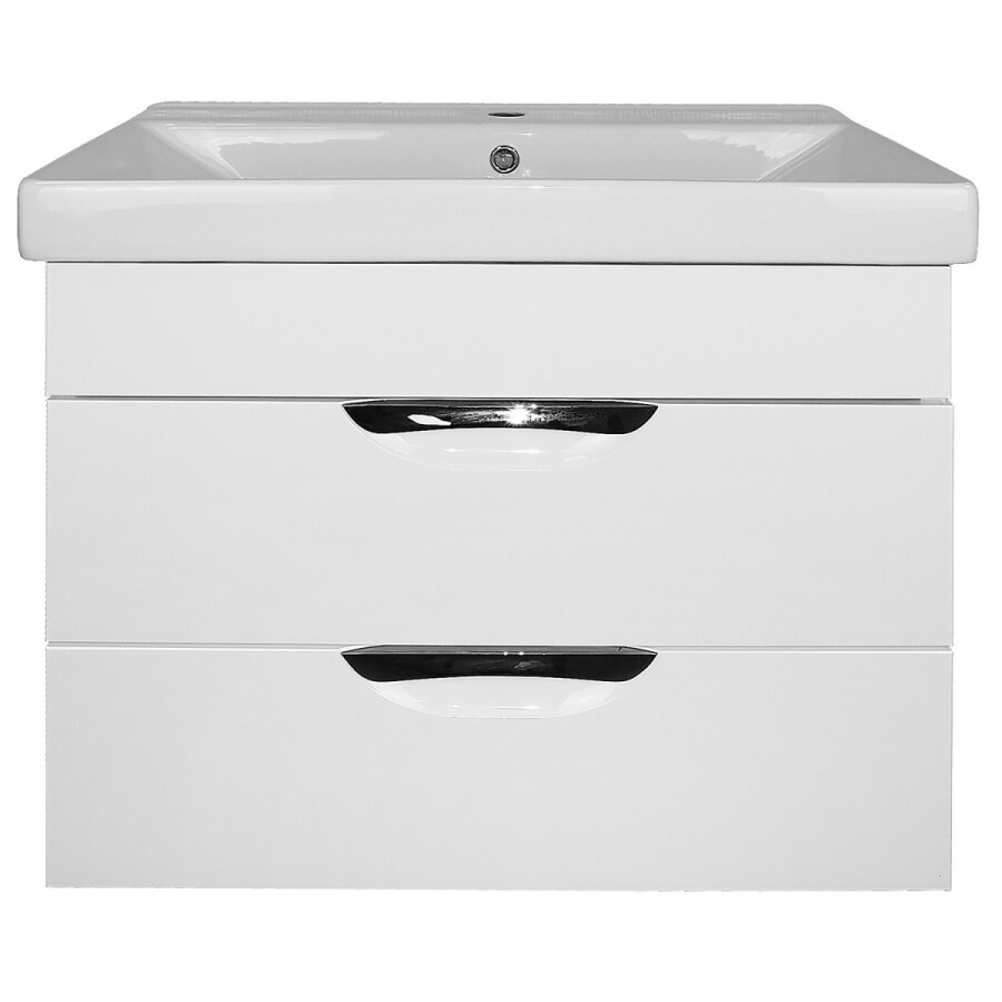 Комплект Тумба Стиль- 70/2 "Соло" 700х580х480 подвесная, с раковиной Tempo 70, с доводчиками CS00092804