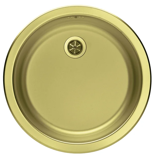 Мойка Alveus VintageForm 10 1070589 нержавеющая сталь декоративное PVD бронза 45х45 см