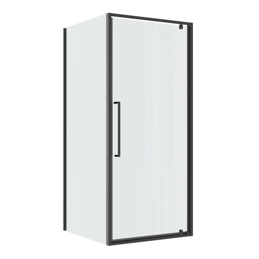 Душевое ограждение Niagara Nova NG-35-8AGR-A80GR-34 (80х80х195) квадрат,распашная,графит,стекло прозрачное,2 места