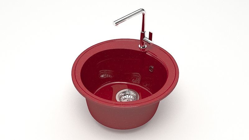 Marrbaxx Венди Z4 Мойка для кухни глянцевая красная