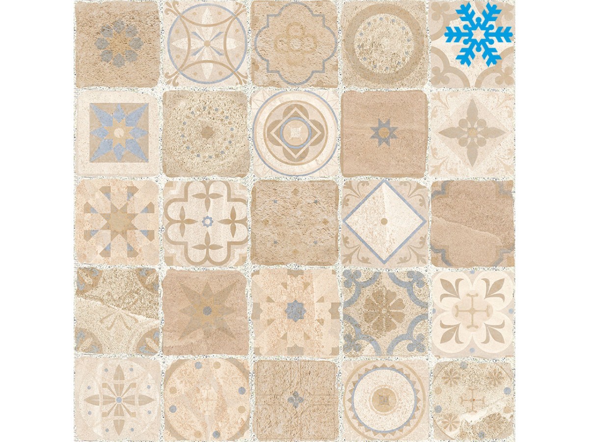 Cersanit Ares глазурованный керамогранит бежевый 33x33 см поверхность матовая