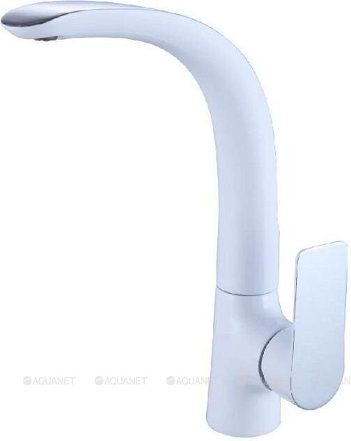 Aquanet Arctic AF520-41СW смеситель для кухни белый/хром