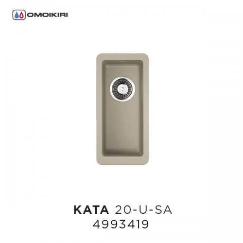 Omoikiri Kata 20-U-SA 4993419 кухонная мойка аrtgranit бежевый 20х42 см