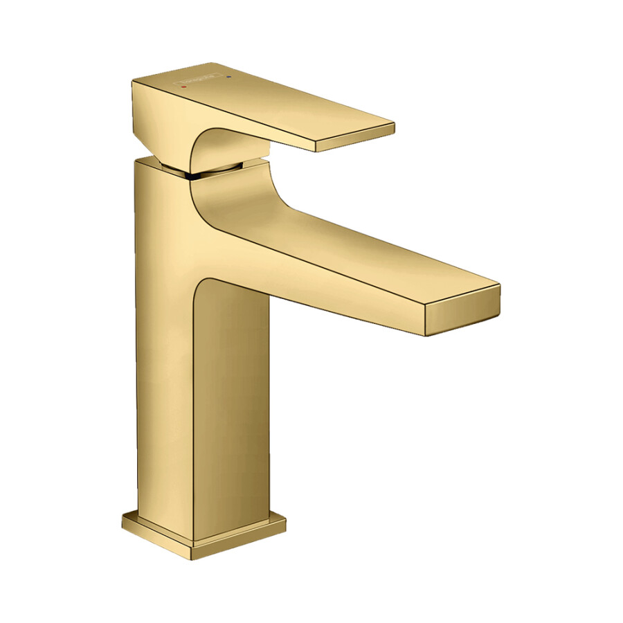 Hansgrohe Metropol Смеситель для раковины 110 со сливным клапаном Push-Open золото 32507990