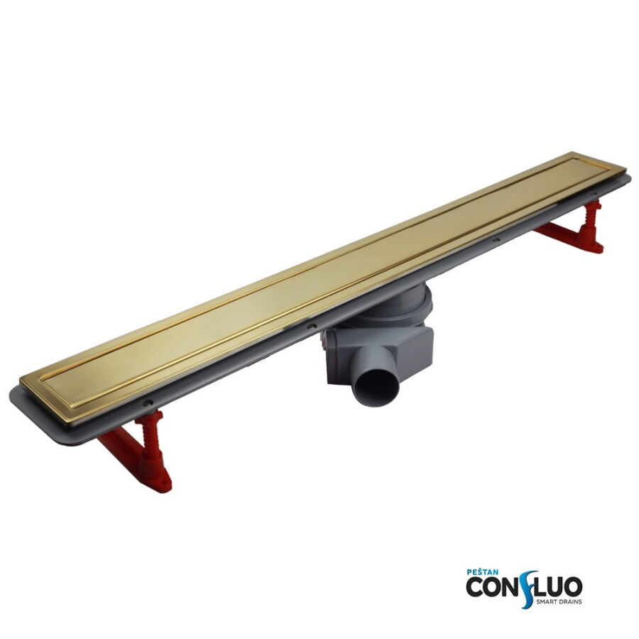 Pestan Confluo Premium Line 650 Gold 13100053 Душевой лоток 650 мм