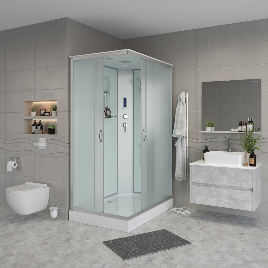 Niagara NG 43085-14QP Душевая кабина 100x80 Электронная панель 430853QP