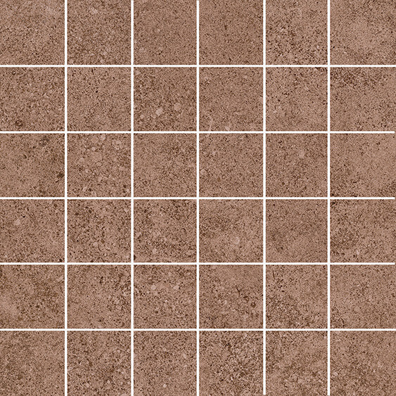 Керамическая плитка Декор мозаичный Kerama Marazzi Прованс Руссильон Коричневый матовый обрезной 30x30x0,9 KMD2MSA014BR