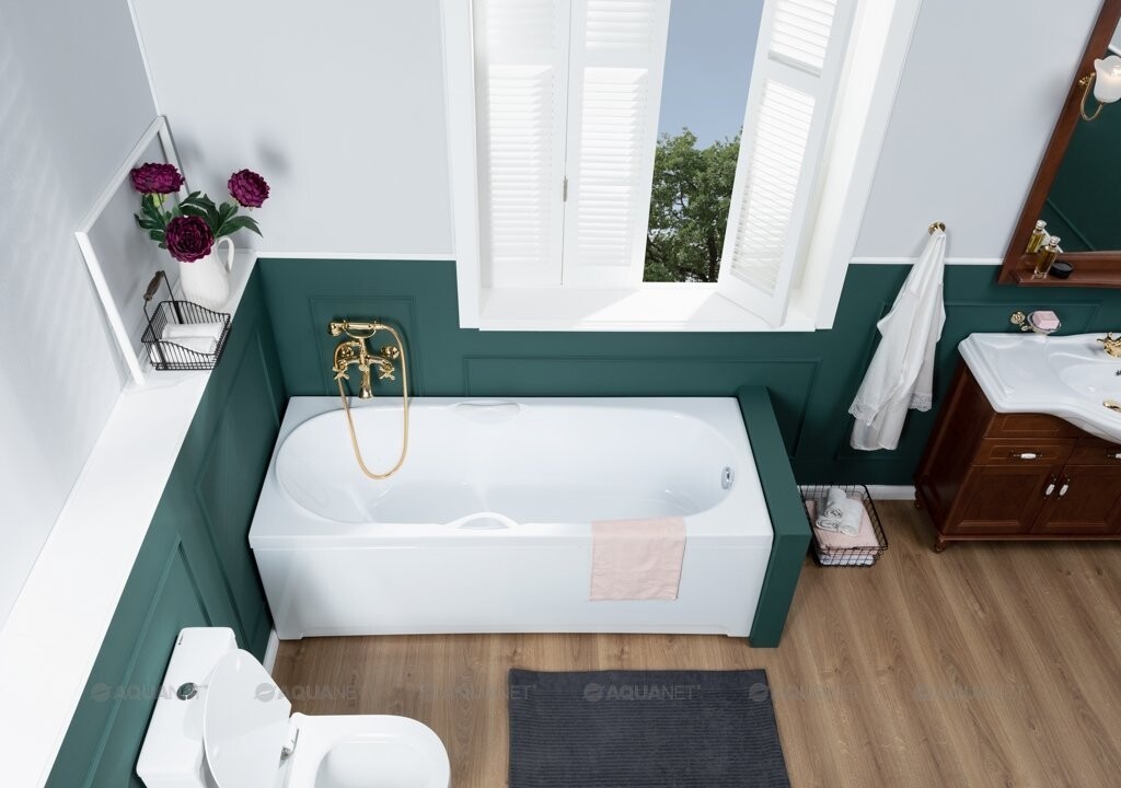 Aquanet Dali 170*70 ванна акриловая прямоугольная с каркасом 00239787