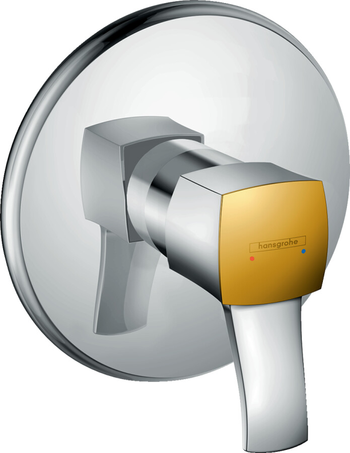 Hansgrohe 31365090 Metropol Classic Смеситель для душа, однорычажный, хром/под золото